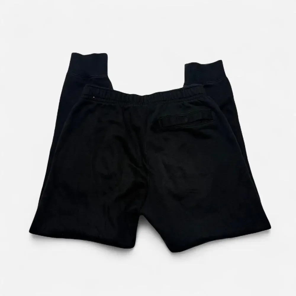 Nike Black Sweatpants Joggers Small Swoosh Logo Casual Athletic Pants